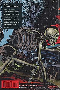 Batman Spawn 2nd print back cover