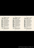 Overstreet Giveaway Gimmick #1 (Uncut 3 Horizontal) back