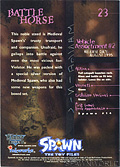 #23 Battle Horse (Back)