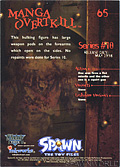 #65 Manga Overtkill (Back)