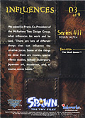 D3 The Skull Queen / Influences (Back)