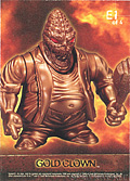 E1  Pewter Medieval Spawn / Gold Clown (Back)
